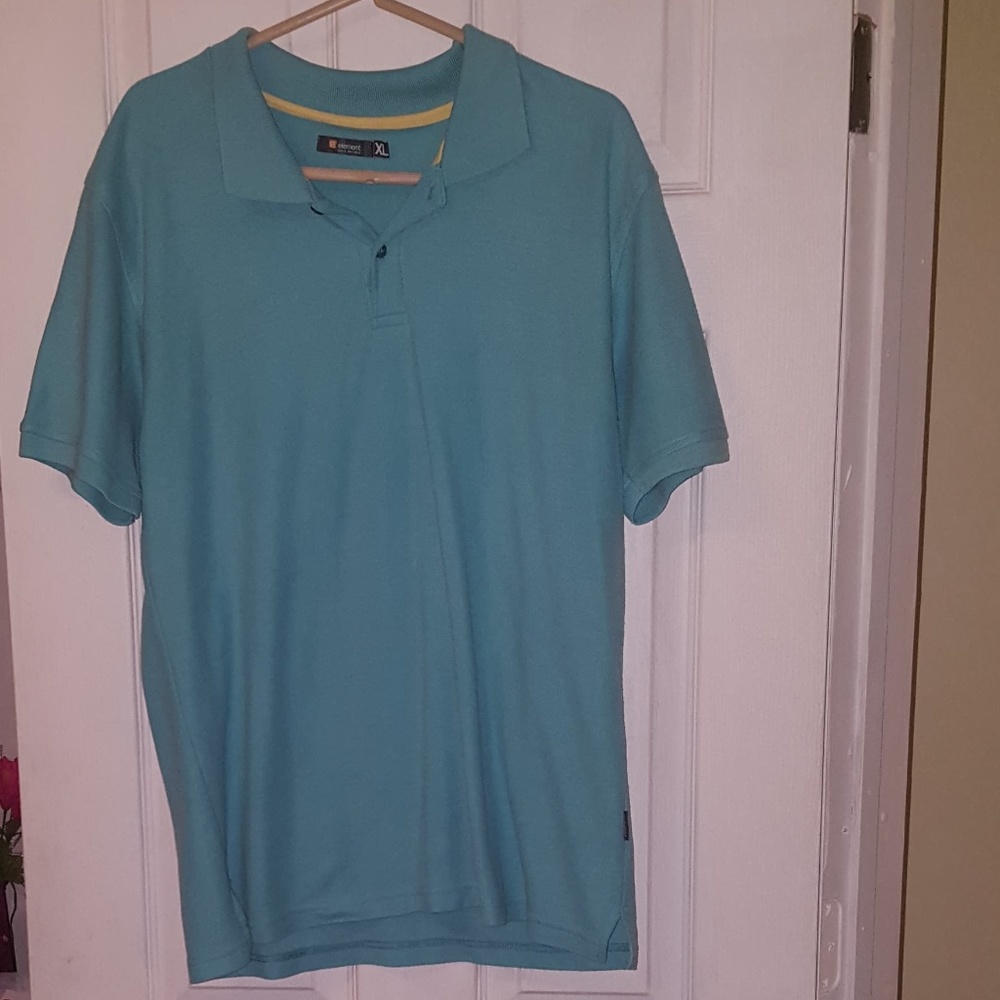 Men's Aquamarine Element Polo style shirt (XL)